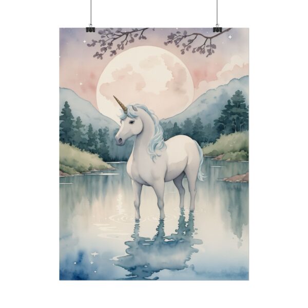 unicorn poster on hanger